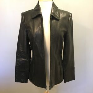 Jones New York Leather Jacket